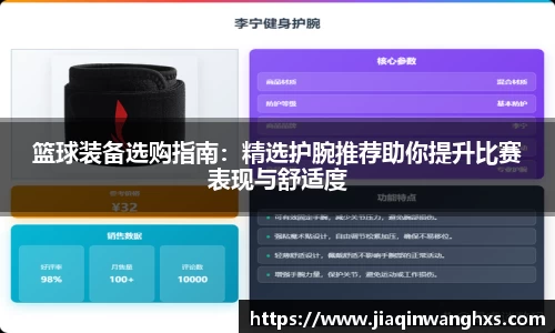 篮球装备选购指南：精选护腕推荐助你提升比赛表现与舒适度